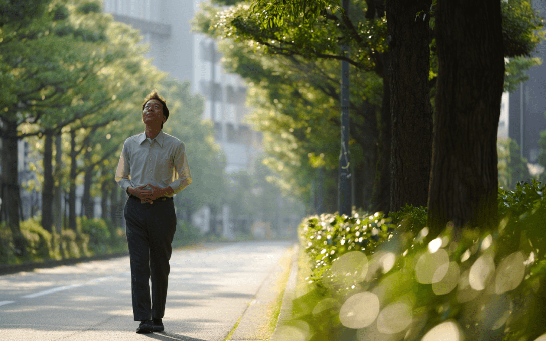 Comment la méditation en marchant a transformé mes trajets quotidiens stressants
